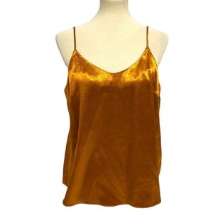 Nine West Satin Gold Tank XS